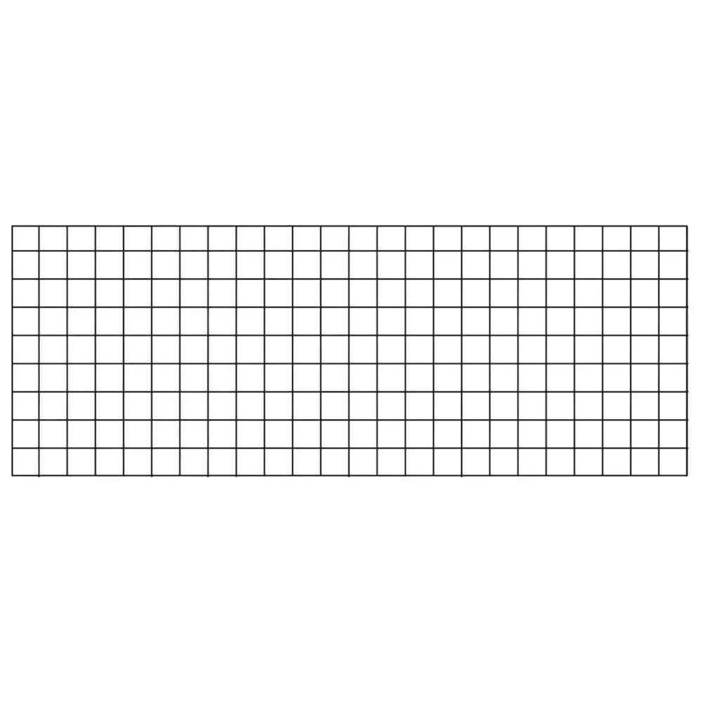 Wild Hog 36 in. x Black Metal Railing Panel - Cheap Fitting