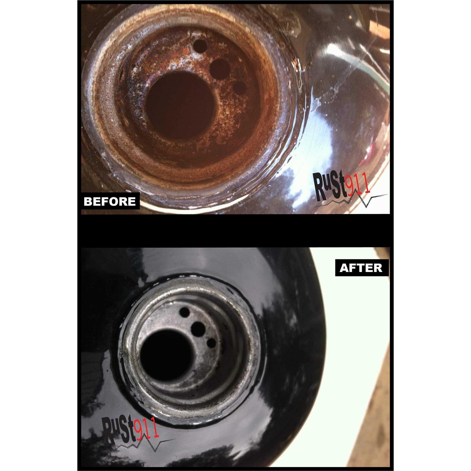 Rust911 Makes Rust Remover Dissolver Economical, Safe-to-Use, No Acids - Cheap Fitting