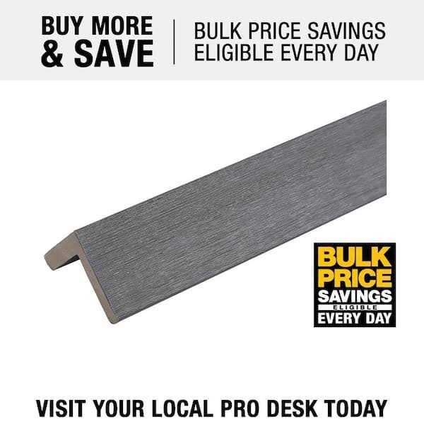 NewTechWood All Purpose L Trim 1.57 in. x 96 in. Composite Siding - Cheap Fitting