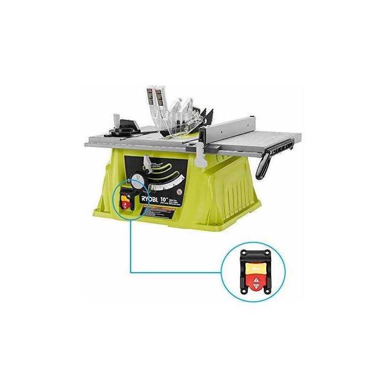 Belleone Table Saw Switch for Ryobi Craftsman Safety Table Saw Power Switch for Ryobi Craftsman 10 Table Saw Parts - Cheap Fitting