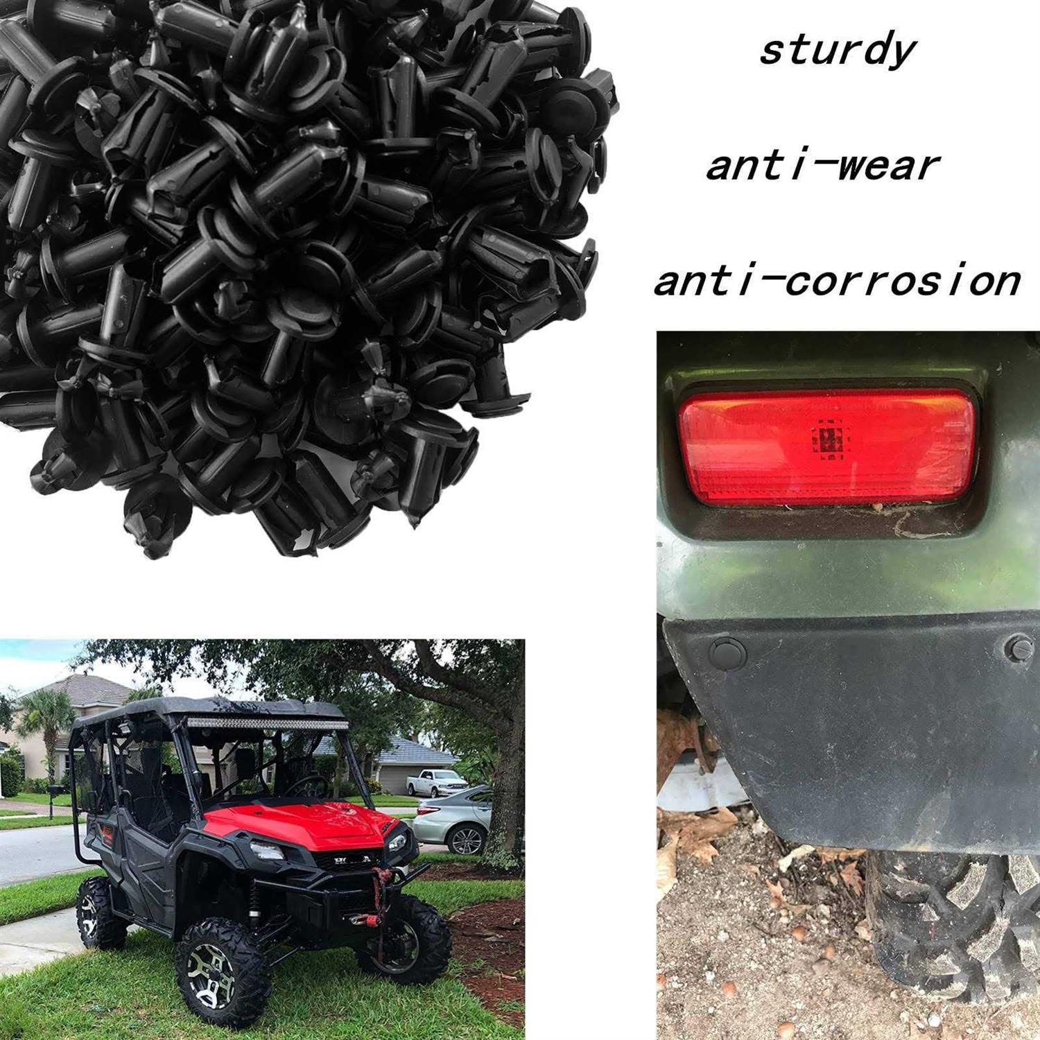 150 Pcs Utv Atv Automotive Nylon Fender Clipsbody Rivets Fasteners Cli - Cheap Fitting