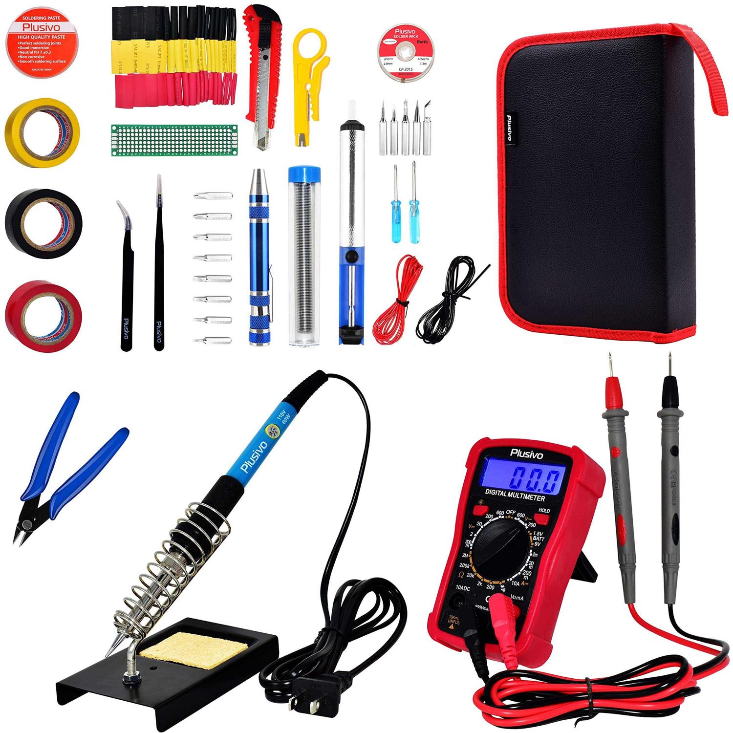 Soldering Iron Kit Soldering Iron 60W Adjustable Temperature - Cheap Fitting