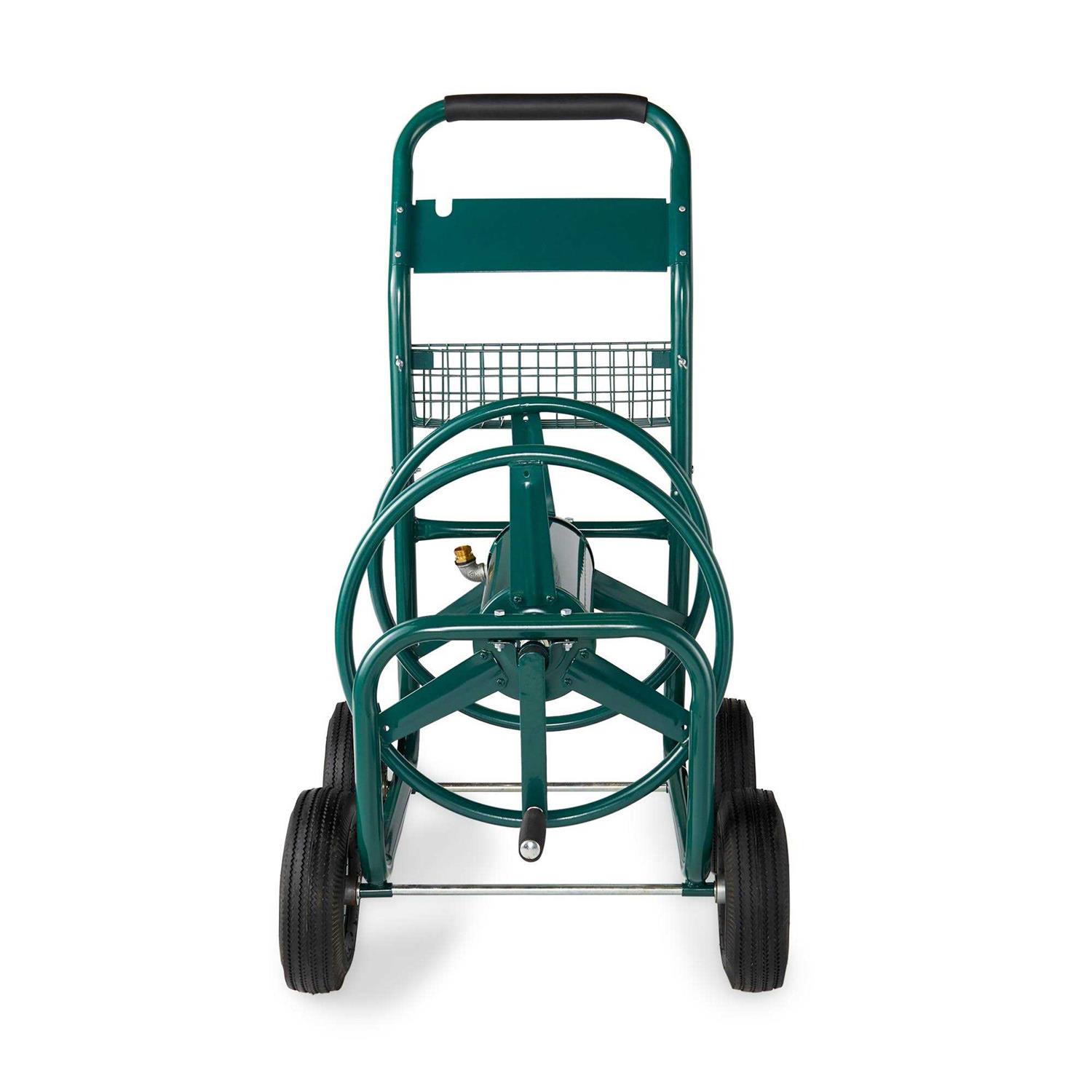 4 Wheel Steel Hose Reel Cart Liberty Garden - Cheap Fitting