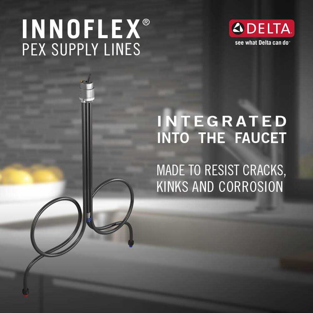Delta Linden Single Handle Pull-Out Kitchen Faucet - Cheap Fitting