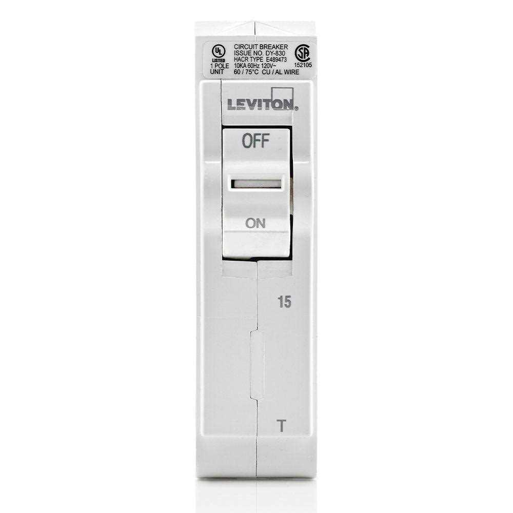 Leviton 15A 1-Pole Standard Thermal Magnetic Branch Circuit Breaker LB115-T - Cheap Fitting