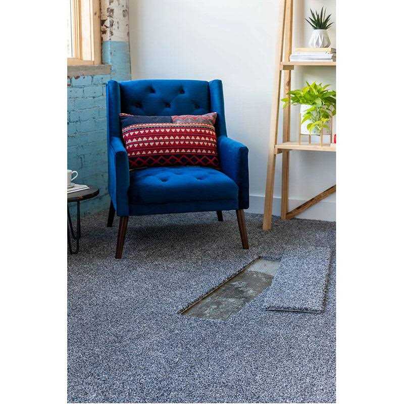 Floorigami 9 In. x 36 In. It’s Magic Mirage Indoor Carpet Tile - Cheap Fitting