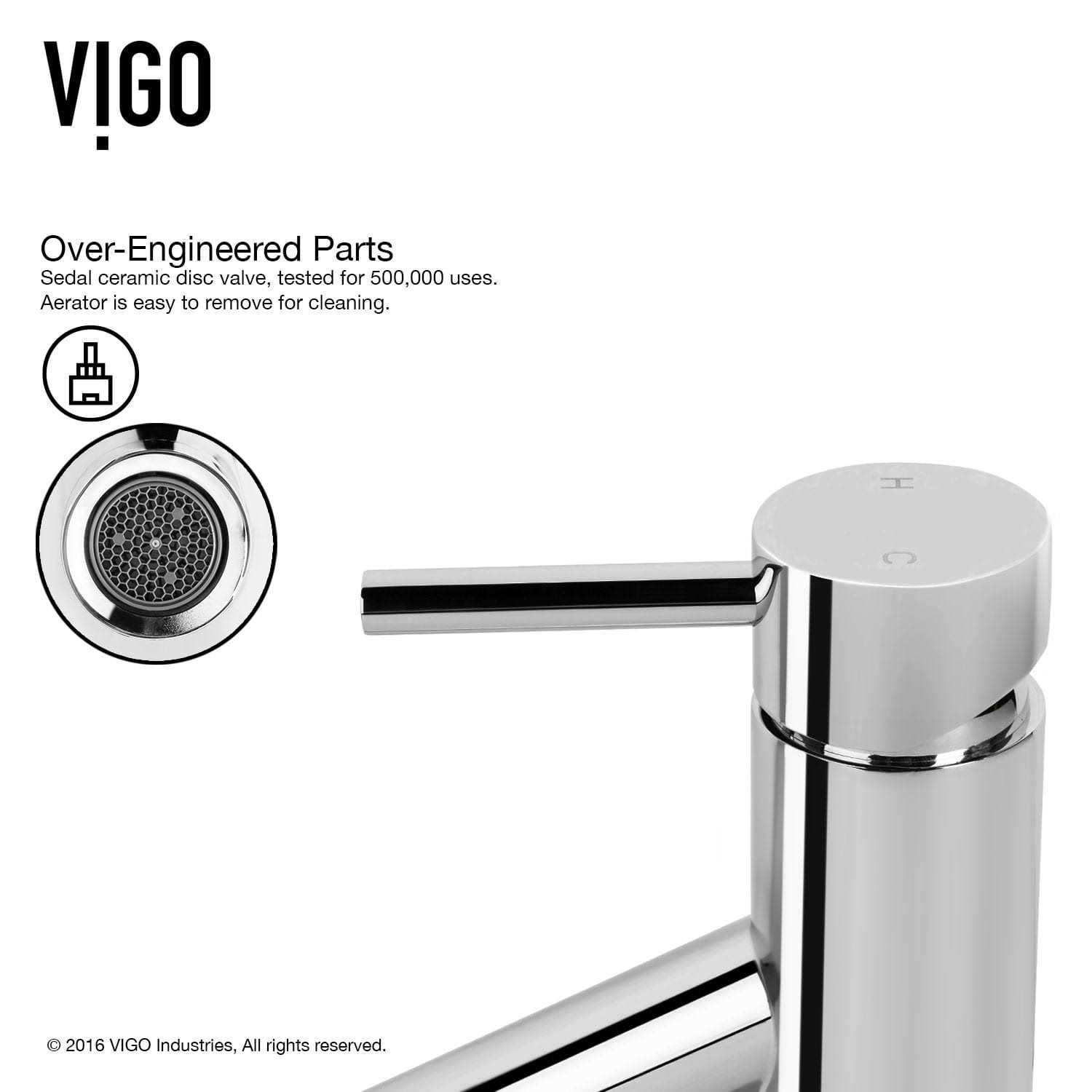 VIGO Dior Bathroom Vessel Faucet in Brushed Nickel VG03003BN - Cheap Fitting