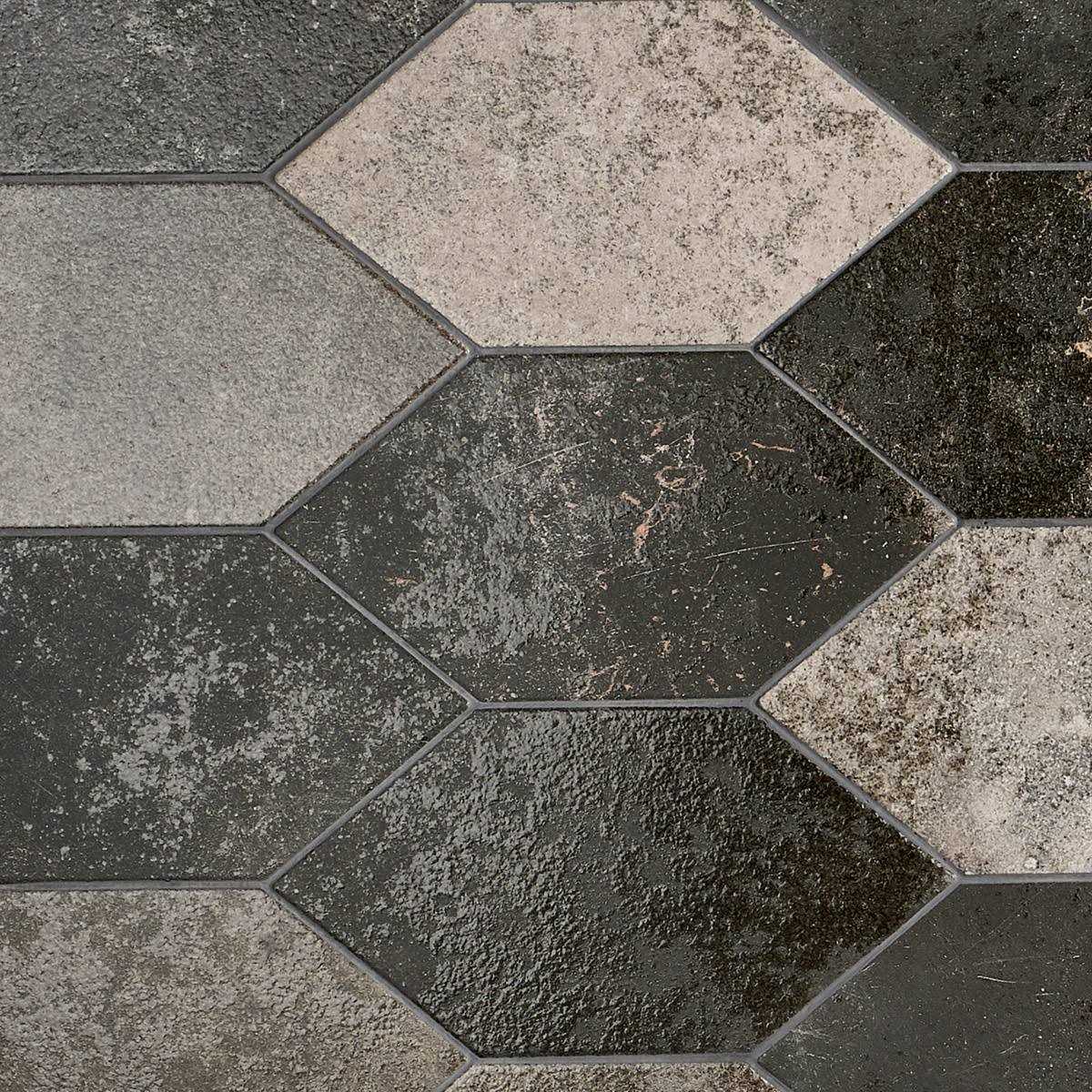 Ivy Hill Tile Merci Hex Magma 6.69 in. x 12.99 in. Matte Porcelain Floor and Wall Tile - Cheap Fitting