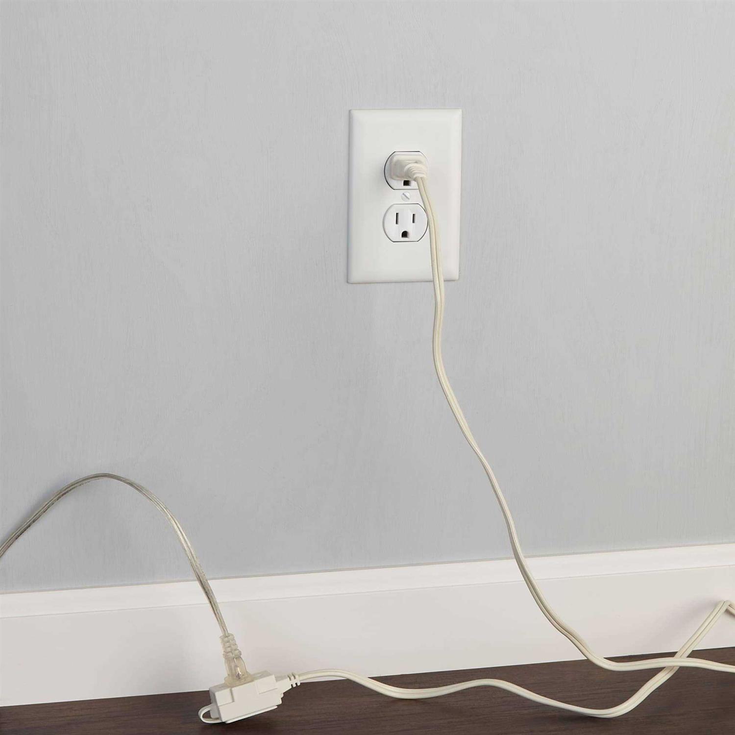 Project Source 6-ft 2-Prong Indoor SPT-2 Light Duty General Extension Cord - Cheap Fitting