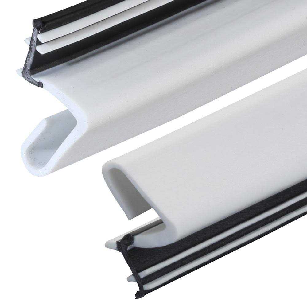 M-D 81 in. White Platinum Collection Door Weatherstrip - Cheap Fitting