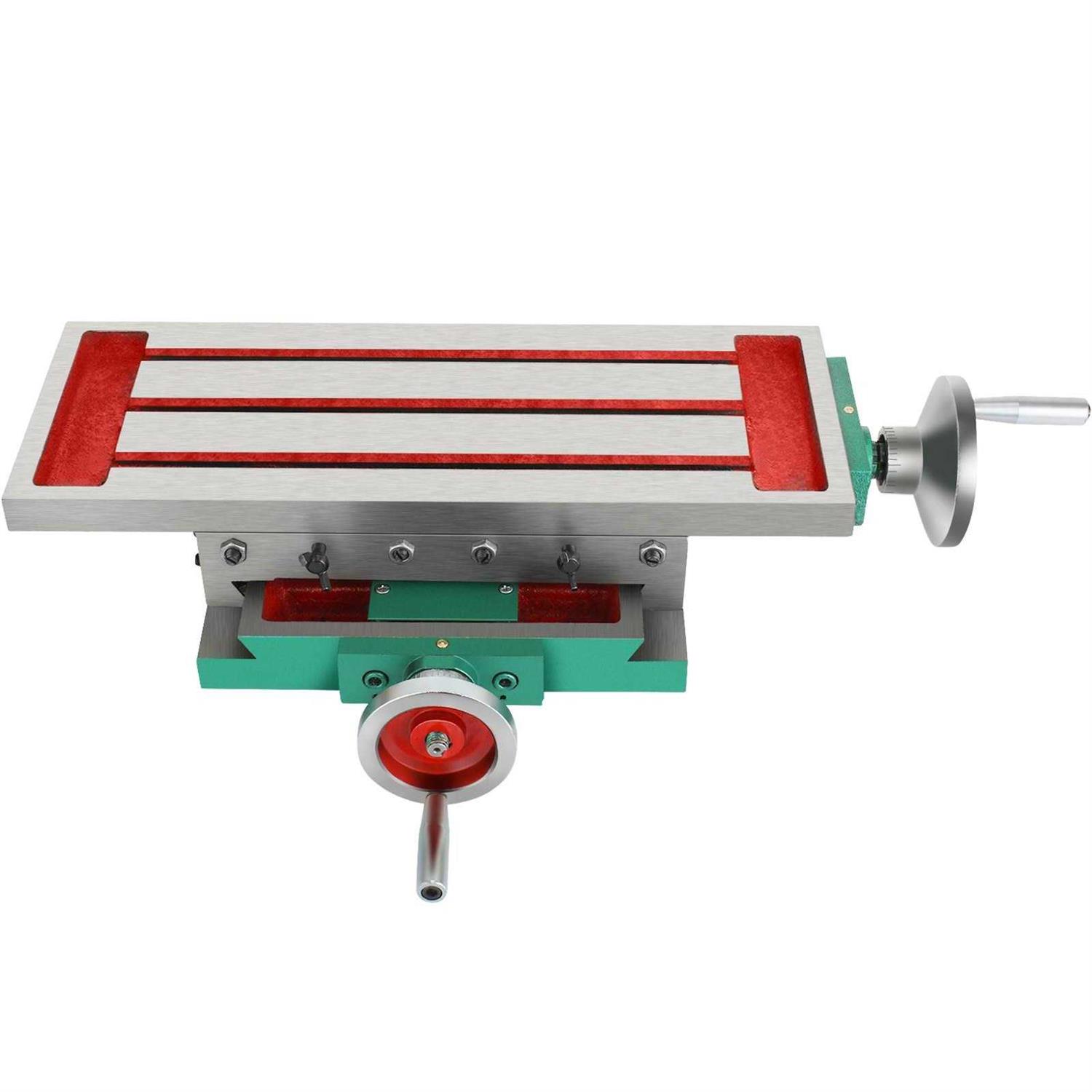 VEVOR Milling Working Table 17.7 X 6.7 Inch Compound Milling Machine Work Table 2 Axis 4 Ways Move 170GZTM0000000001V0 - Cheap Fitting