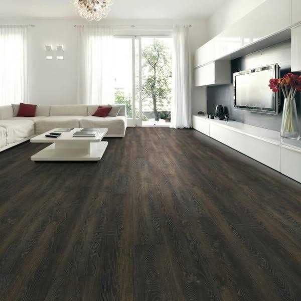 ASPEN FLOORING 20 MIL x 7 in. W x 48 in. L Click Lock Waterproof Rigid Core Luxury Vinyl Plank Flooring - Cheap Fitting