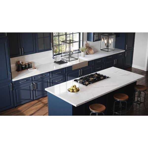 Silestone 4 in. Quartz Countertop Sample - Cheap Fitting