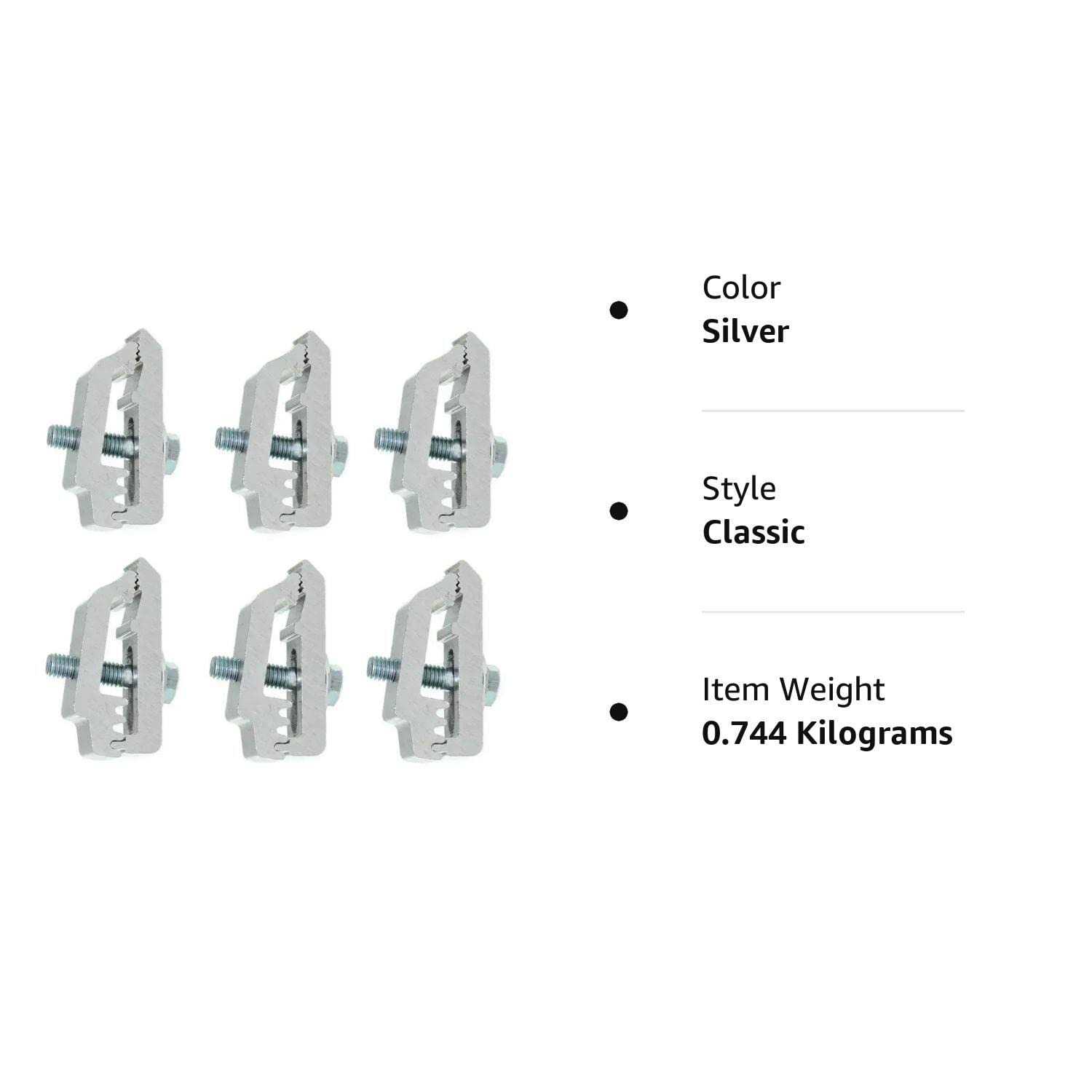 Truxedo 1112514 Lo Pro Alum Clamps 6/pc - Cheap Fitting
