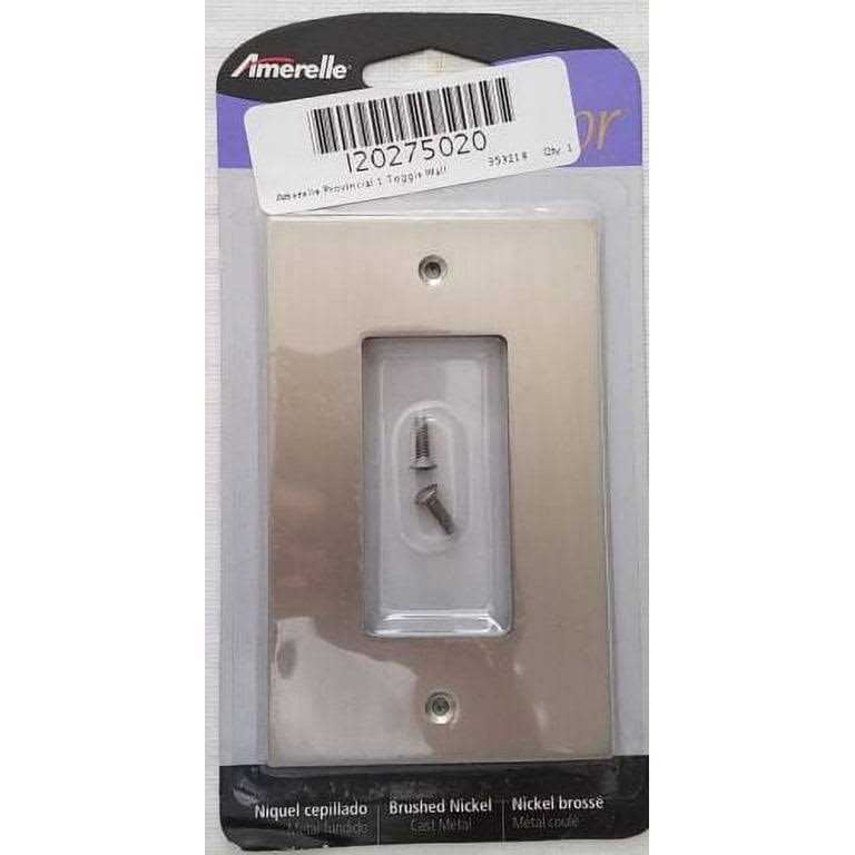 Amerelle 55RBN Elan Wallplate 1 Rocker - Cheap Fitting