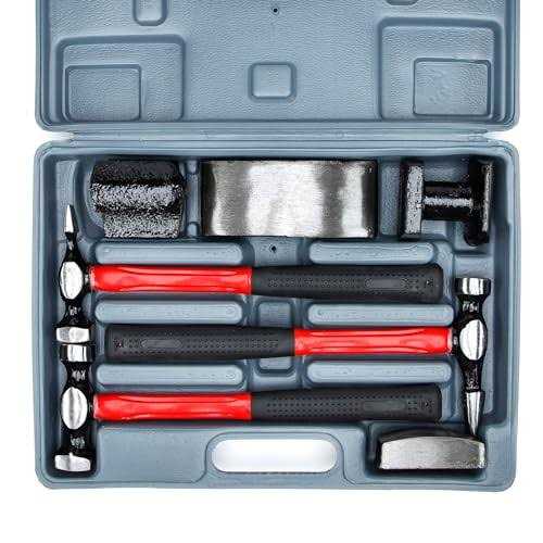 Neiko 7 Piece Heavy Duty Hammer Dolly Auto Body Repair Kit - Cheap Fitting
