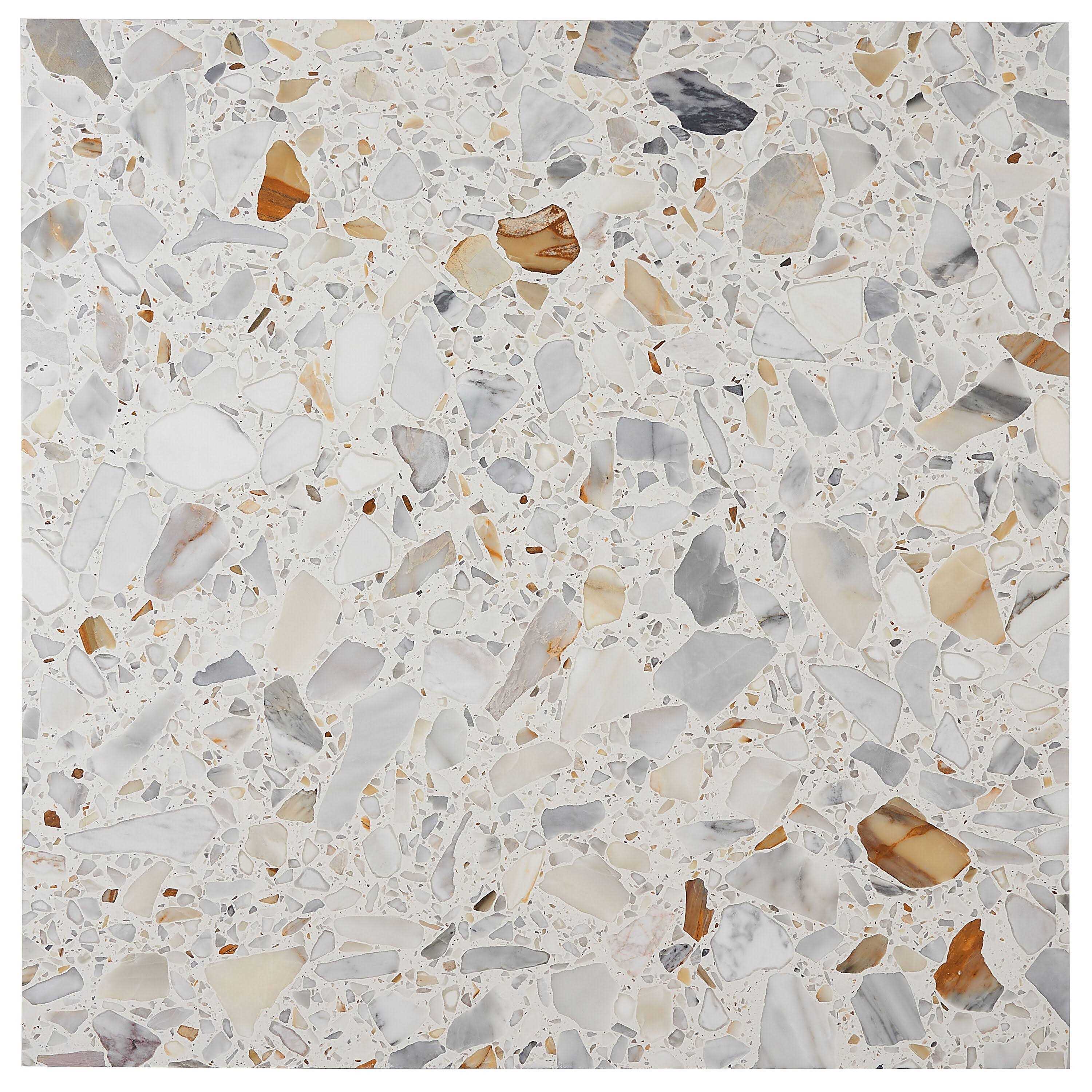Ivy Hill Tile Terra Italia 23.62 in. x 23.62 in. Honed Marble Terrazzo Floor and Wall Tile - Cheap Fitting