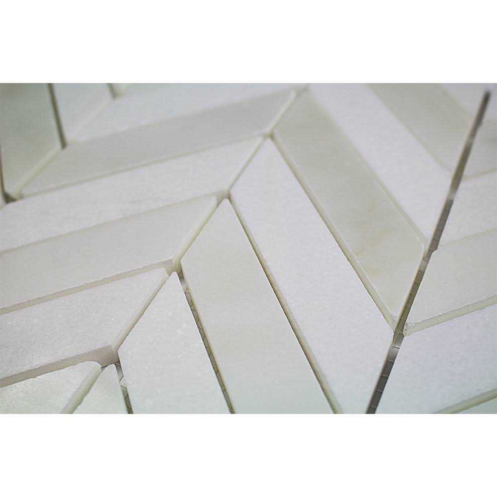 Ivy Hill Tile Dart and Thassos 10-3/4 in. x 10-3/4 in. x 10 mm Polished Marble Mosaic Tile - Cheap Fitting