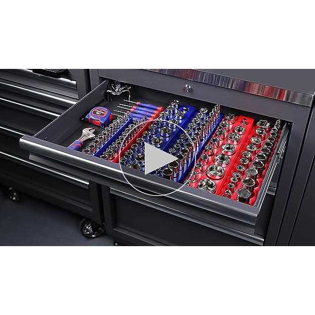 WORKPRO Magnetic Socket Organizer Set 6-piece Socket Holder Set Includes 1/4 - Cheap Fitting
