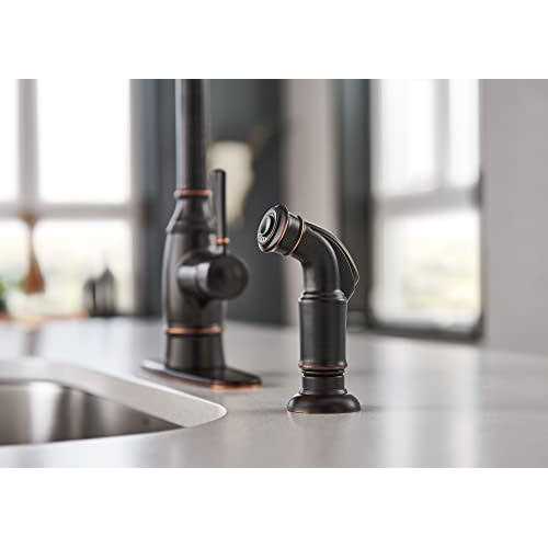 Moen Noell Single-Handle Standard Kitchen Faucet with Side Sprayer - Cheap Fitting