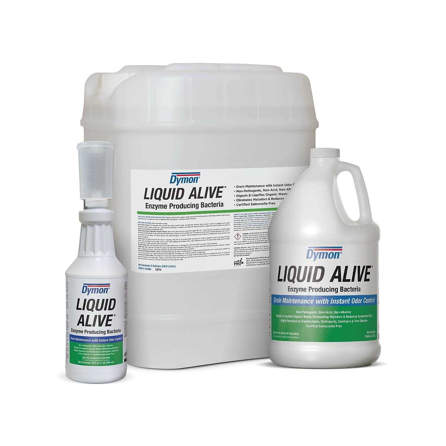 Dymon Liquid Alive Odor Digester - Cheap Fitting