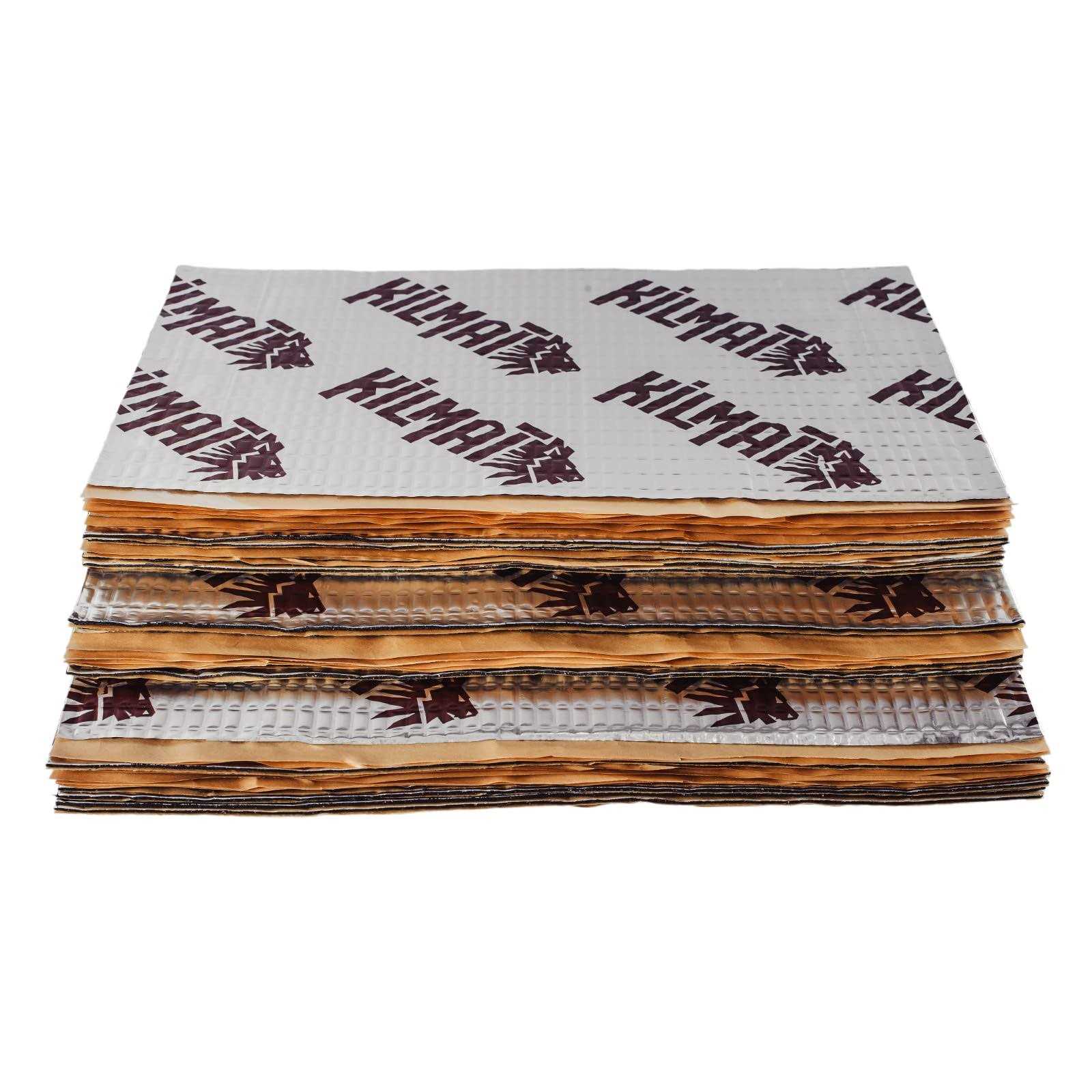 Kilmat 50 mil 50 sqft Car Sound Deadening Mat, Butyl Automotive Sound Deadener, audio Noise Insulation and dampening - Cheap Fitting