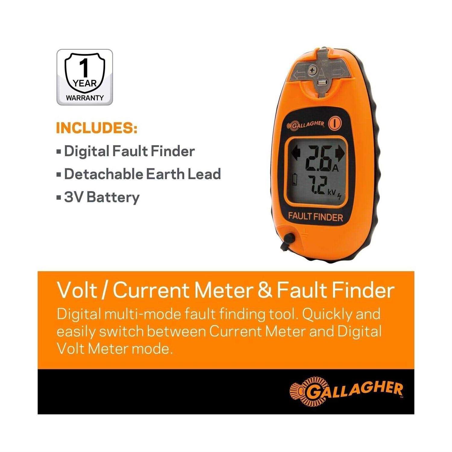 Gallagher Fence Volt Meter & Fault Finder - Cheap Fitting