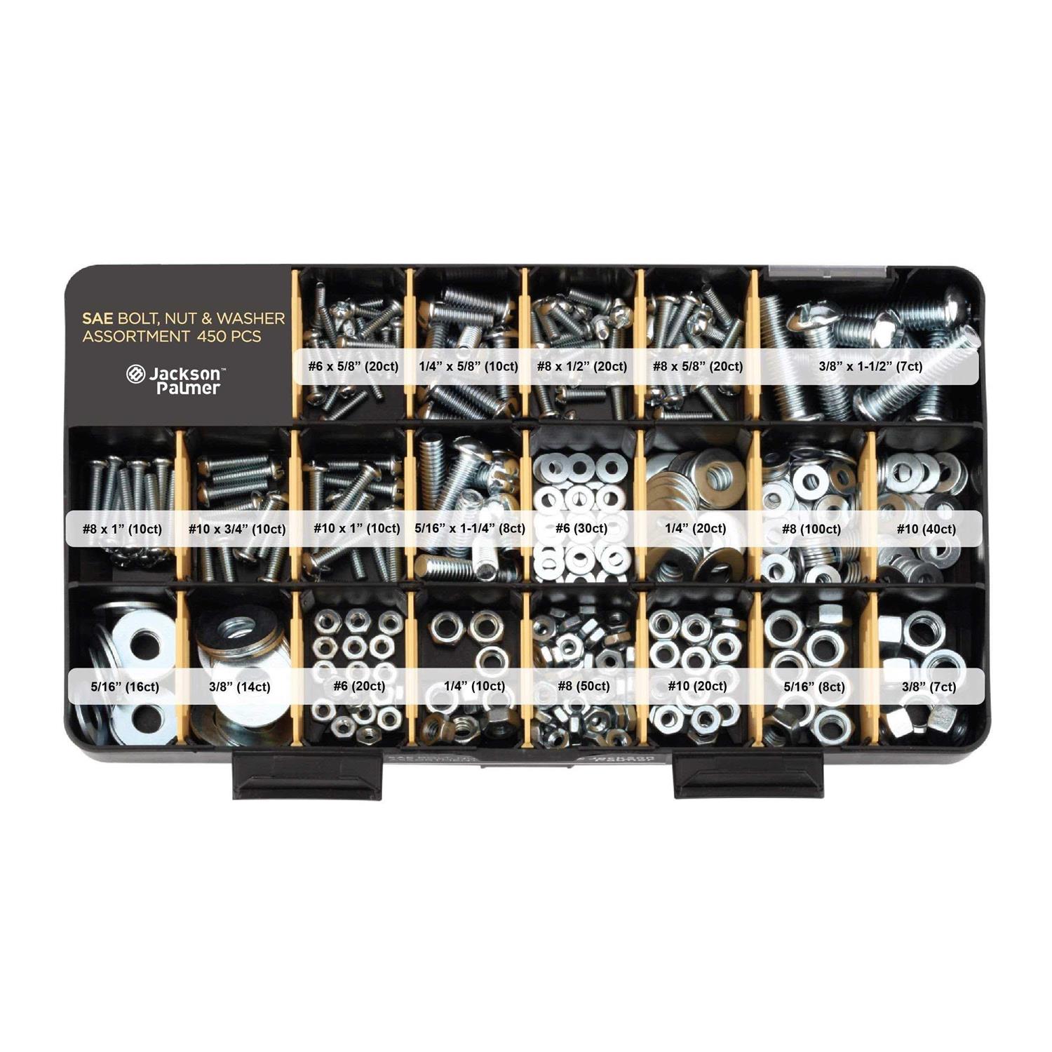 Jackson Palmer 2,050 Piece Hardware Assortment Kit with Screws - Cheap Fitting