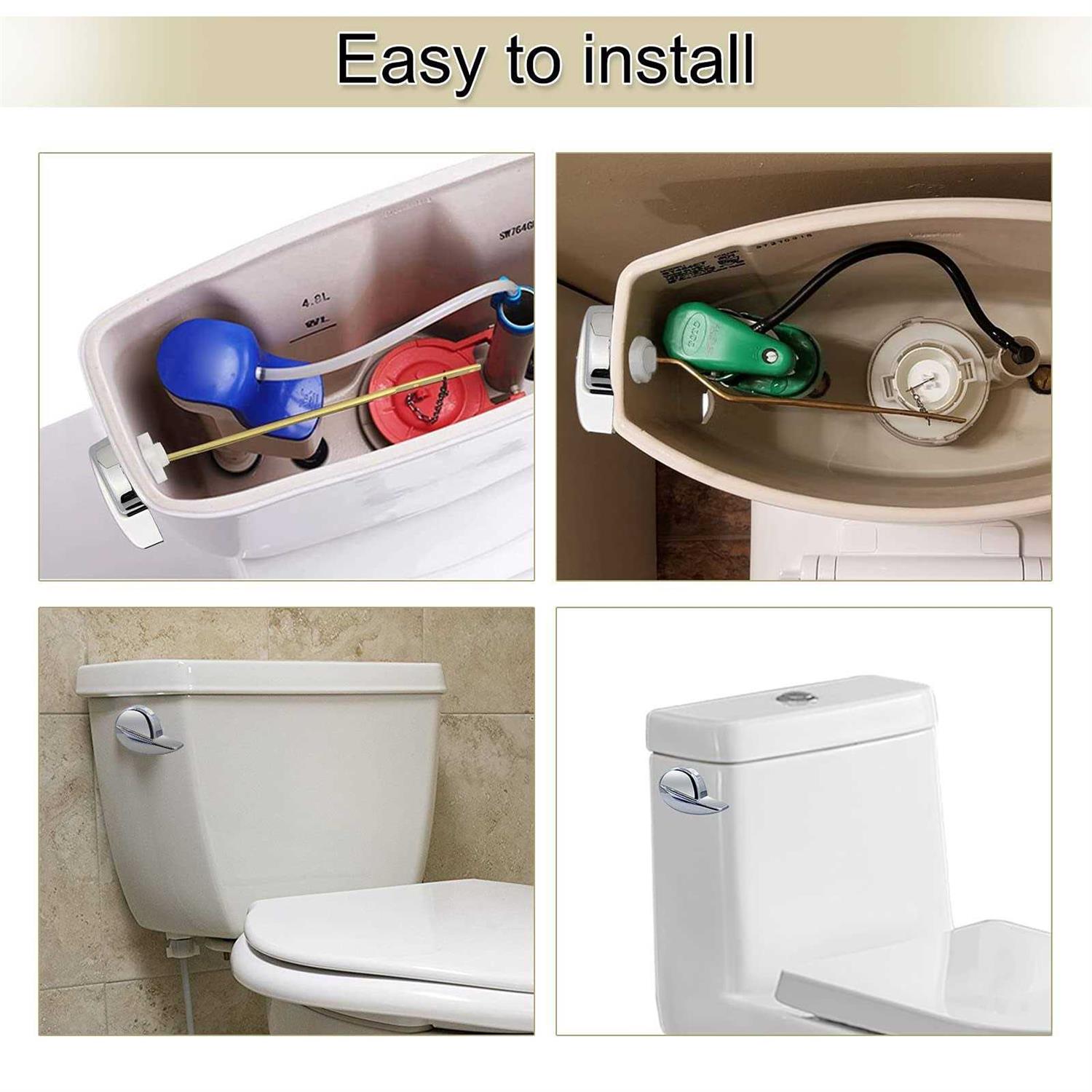 NCWIND Toilet Flush Lever Handle Universal Toilet Handle Replacement for Toilet Tank - Cheap Fitting