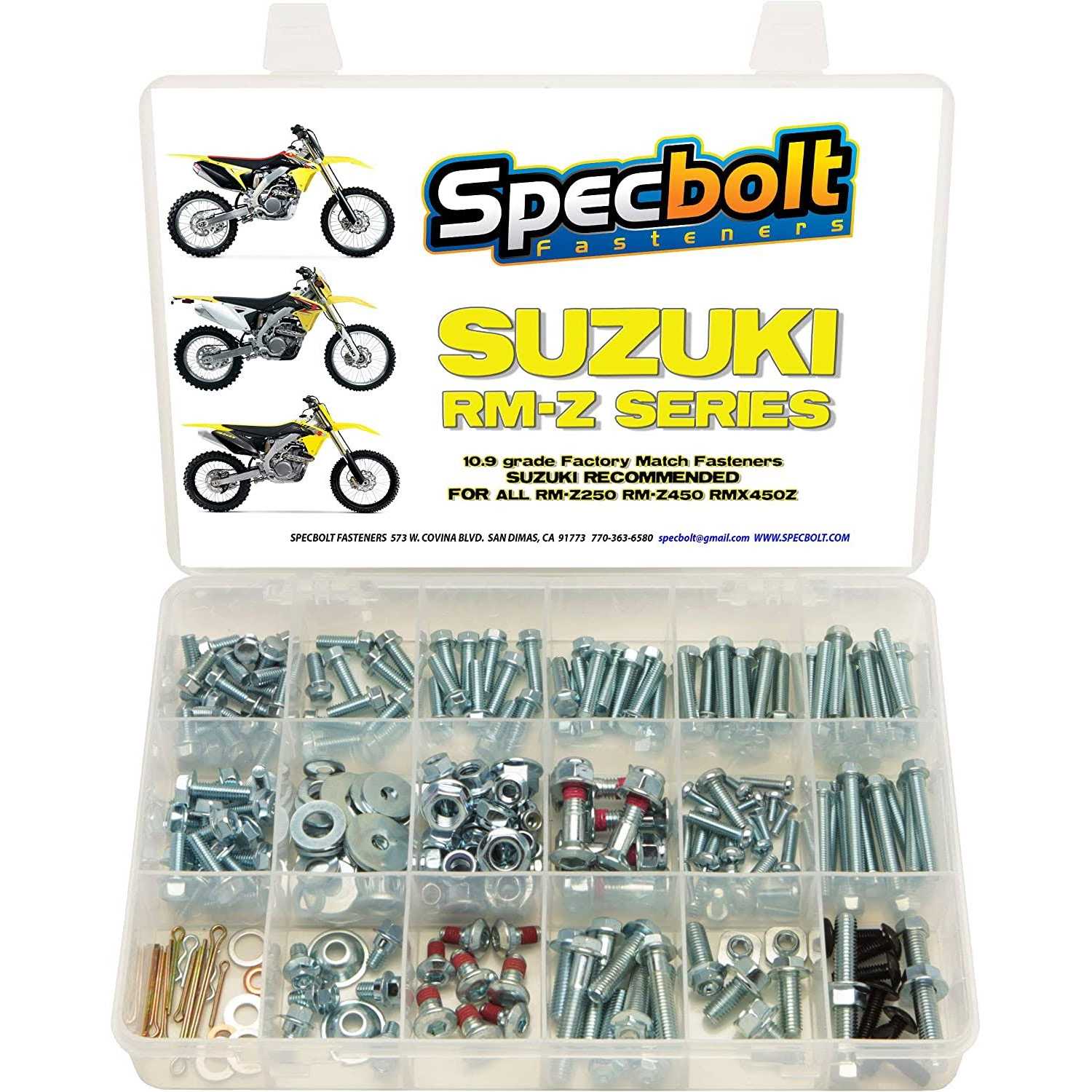 250pc Specbolt Brand Bolt Kit For Maintenance Upkeep Of Present Ktm Sx Ex Exc Mx Dirt Bike Fastener This Includes 2 Strokes 50 60 65 85 105 125 250 30 - Cheap Fitting