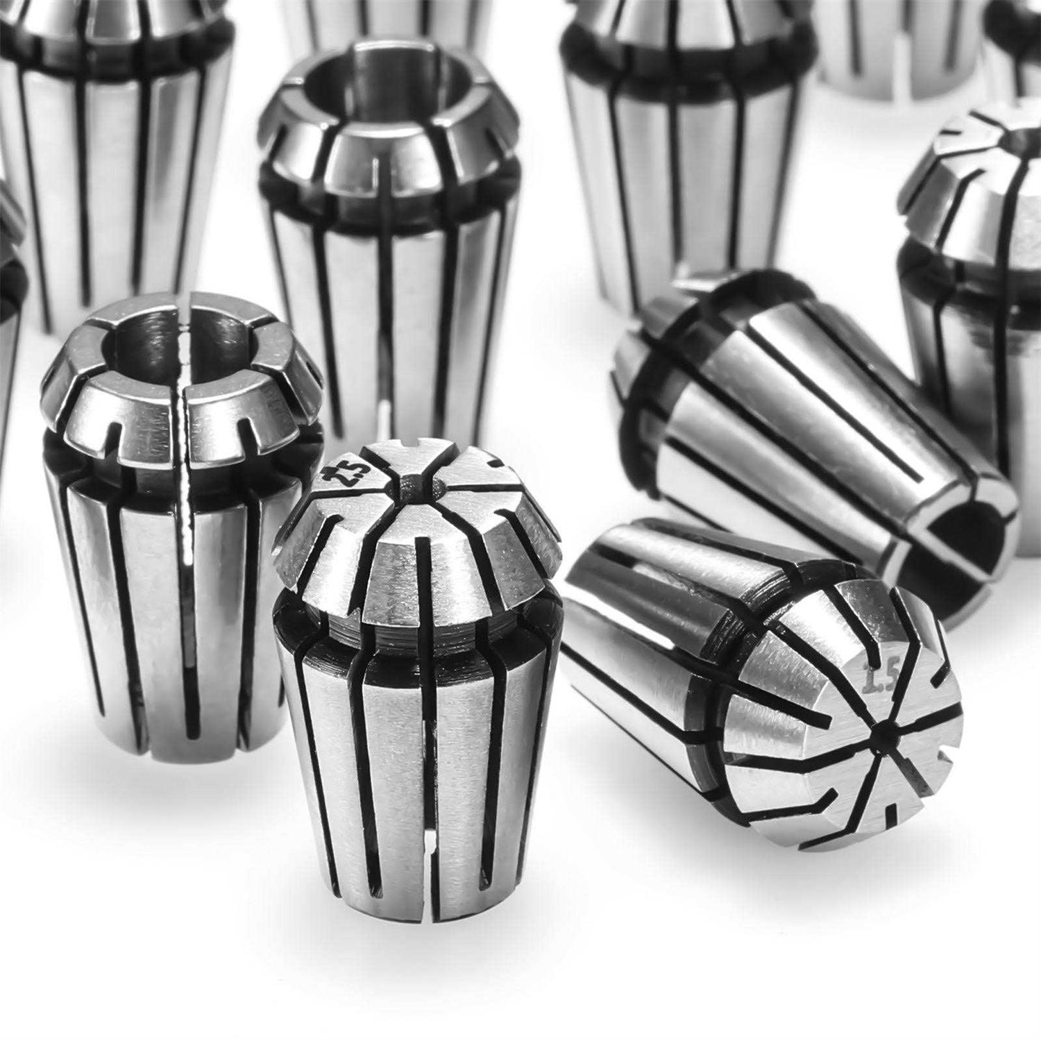Genmitsu 15pcs ER11 Precision Spring Collet Set for Cnc Engraving Milling Lathe Chuck Tool - Cheap Fitting