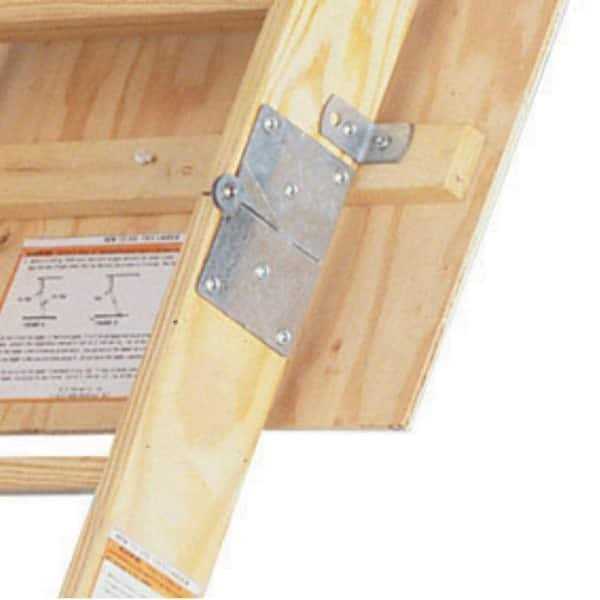 Werner 8′ Ceiling Wood Attic Ladder W2508 - Cheap Fitting