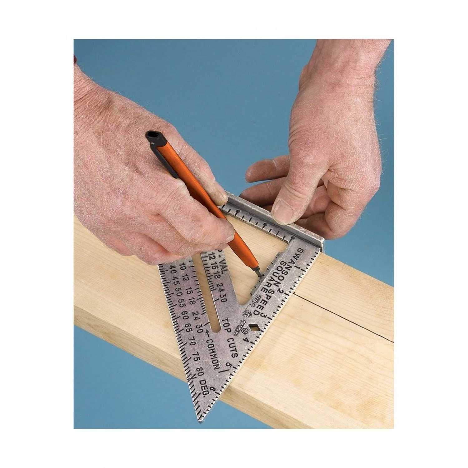 Swanson Tool S0101CB Speed Square Layout with Blue Book and Combination Value 363510140 - Cheap Fitting