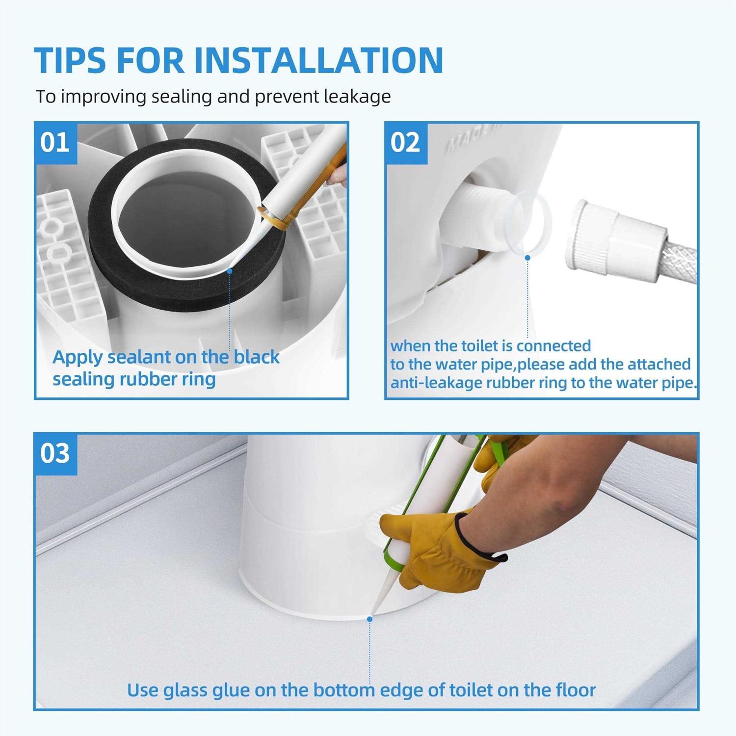 Dextrus RV Toilet with Pedal Flush Gravity Flush Toilet High Profile - Cheap Fitting