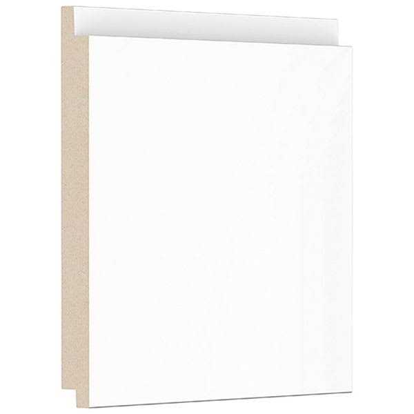 Metrie Complete 5.5-in x 8-ft Painted White MDF Shiplap Wall Plank 1676393 - Cheap Fitting