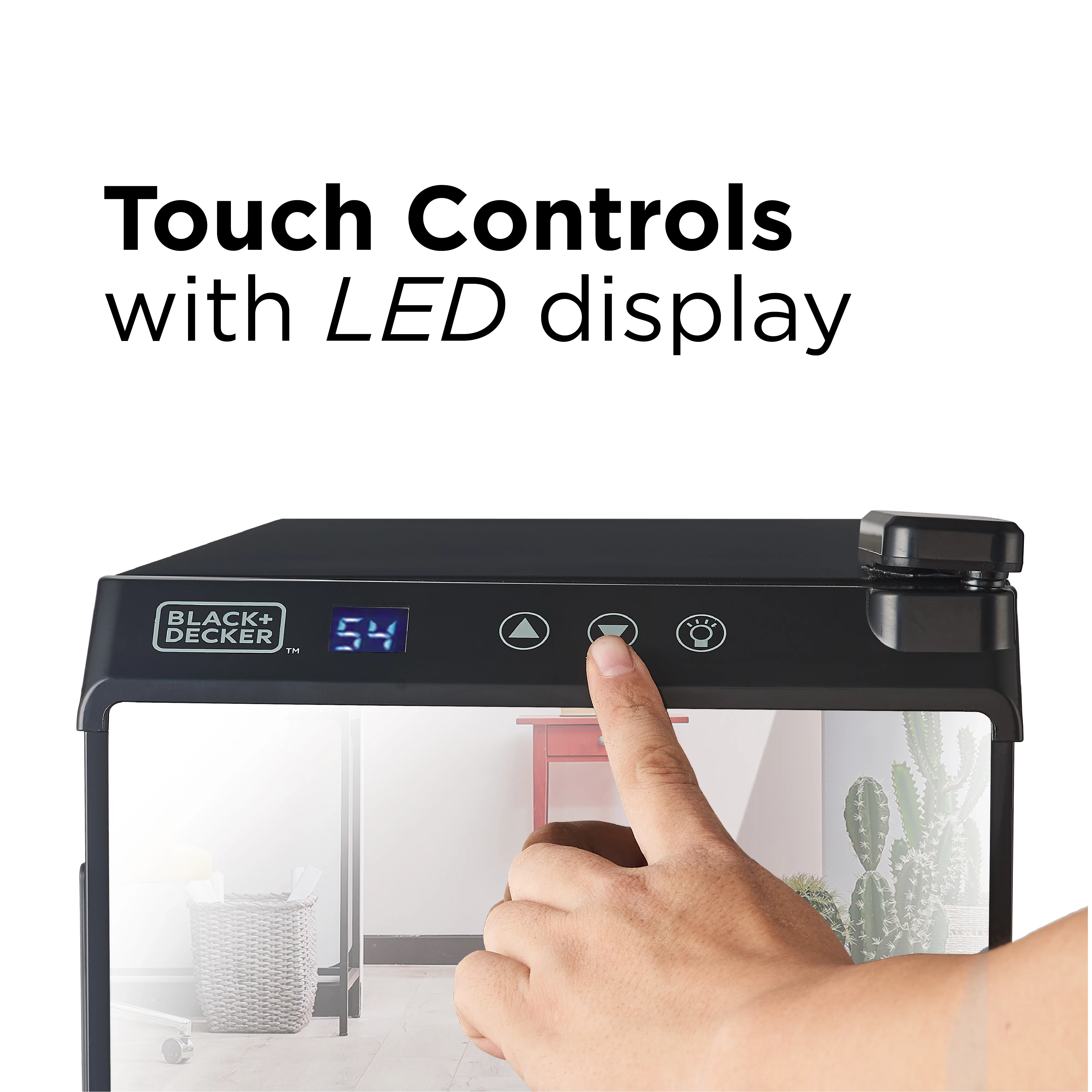 BLACK+DECKER BD60316 Thermoelectric 6-Bottle Wine Cellar, Mirrored Glass Door with Black Trim - Cheap Fitting