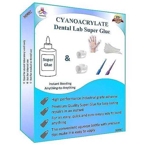 Ivorie Dental Lab Super Glue Adhesive Instant Bonding - Cheap Fitting