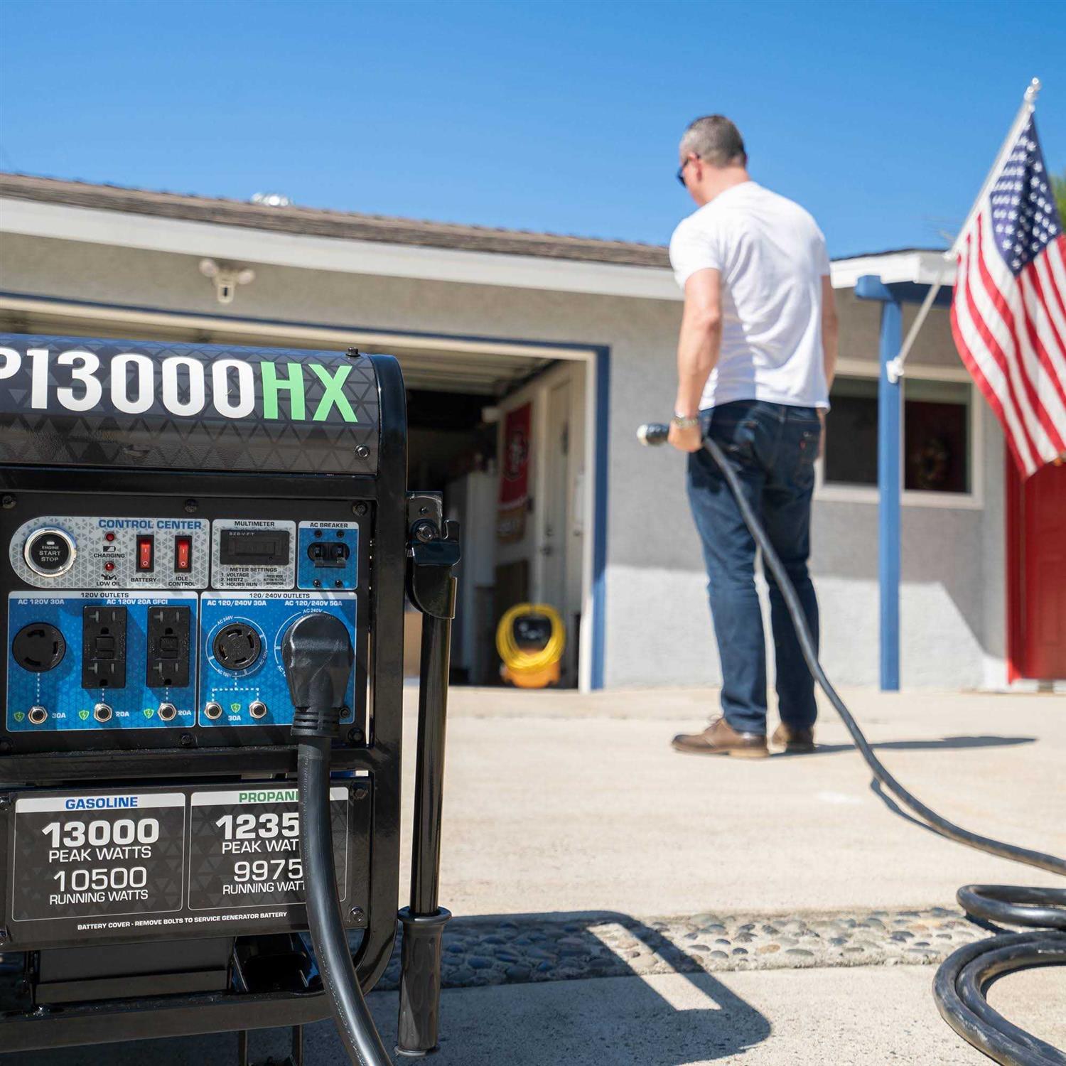 DuroMax 50-Amp 6-Gauge 14-50 CS6364 Heavy Duty Generator Power Cord for Home Power Backup - Cheap Fitting