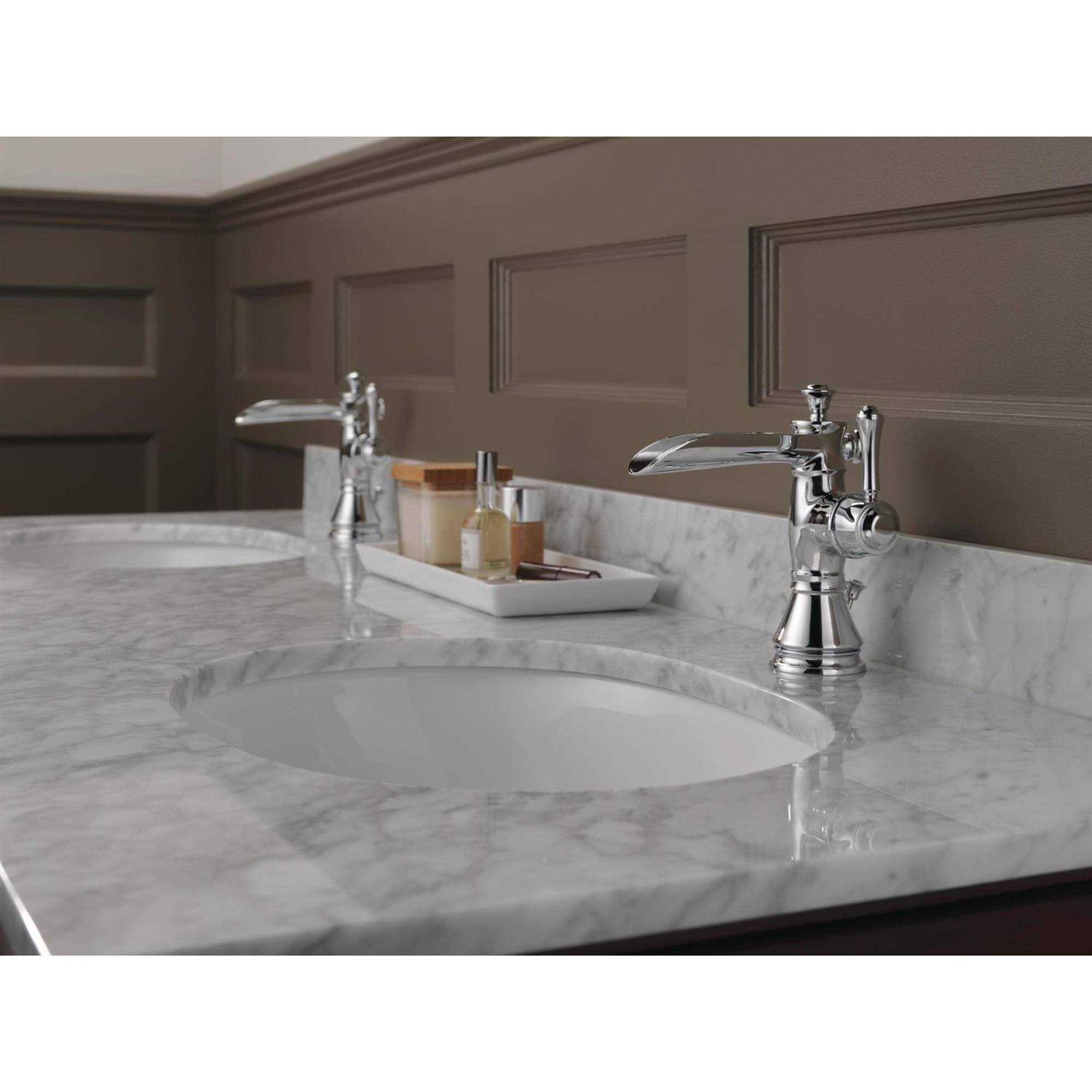 Delta Cassidy Single Handle Channel Bathroom Faucet 598LF - Cheap Fitting