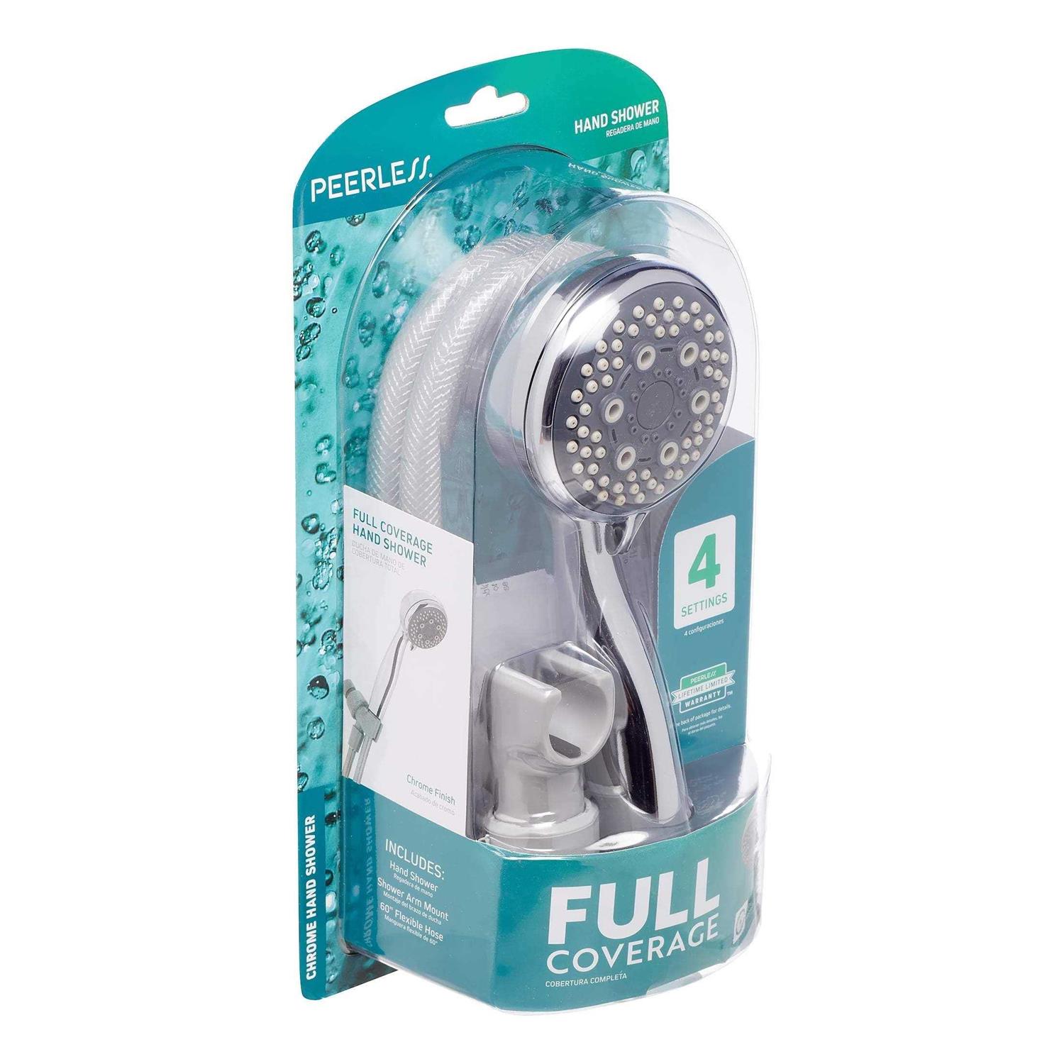 Peerless 4-Spray 1.75 GPM Handheld Shower - Cheap Fitting