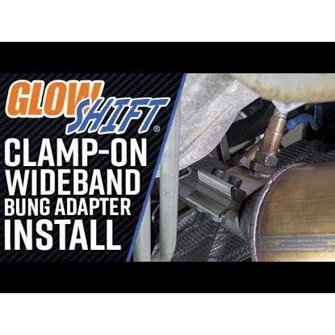 Glowshift Clamp-On Wideband Air/Fuel Ratio Gauge Oxygen Sensor Bung Adapter - Cheap Fitting