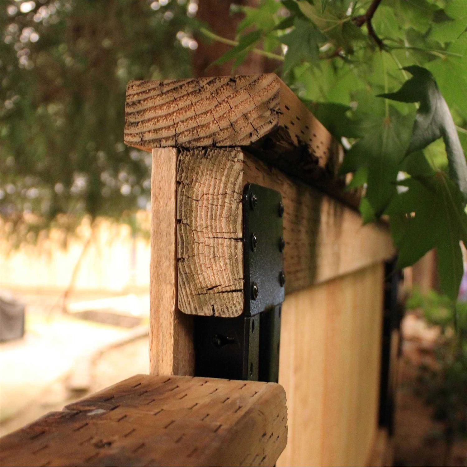 Lifetime Steel Post 7-ft H x 4-in W Black Steel Post Line Fence Post LTP - Cheap Fitting