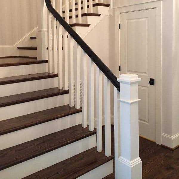 Stair Parts 41 in. x 1-1/4 in. 5060 Square Craftsman Wood Baluster for Stair Remodel - Cheap Fitting