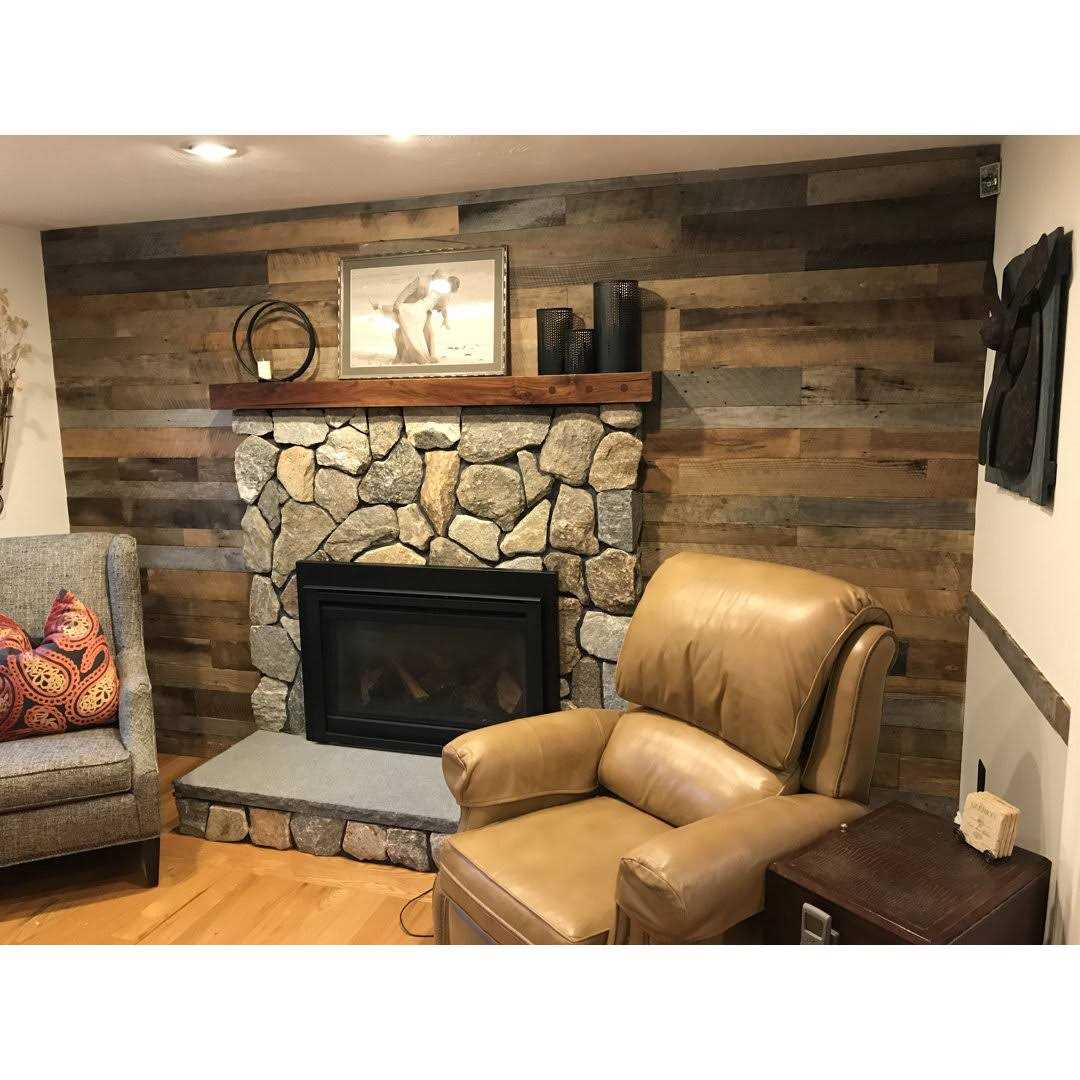 Vintage Timber 3/8 in. x 4 ft. Random Width 3 - Cheap Fitting