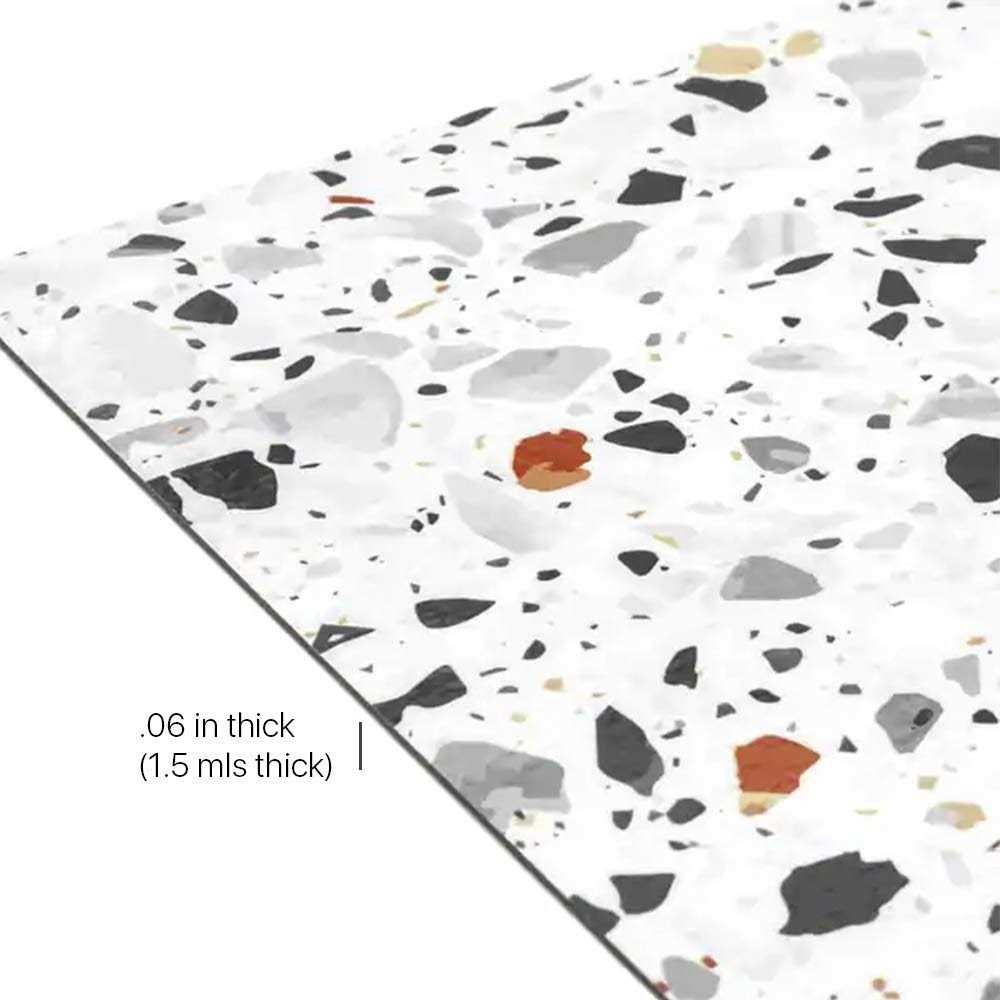 Simple Elegance by Ben&Jonah Losas Mosaic 12 inch x 12 inch Self Adhesive Vinyl Floor Tile - Cheap Fitting