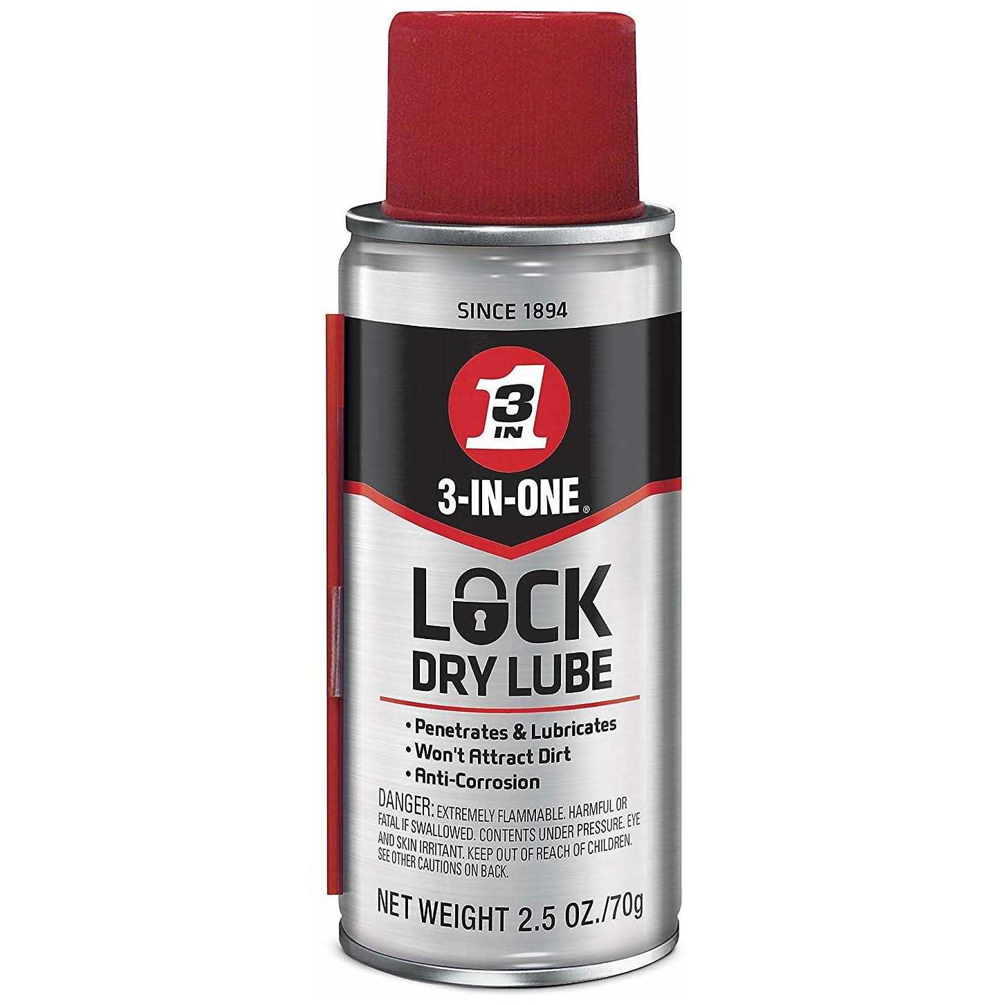 3 IN ONE Lock Dry Lube - Cheap Fitting