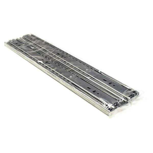 16 in. Side Mount Full Extension Ball Bearing Drawer Slide with Installation Screws 1-Pair - Cheap Fitting