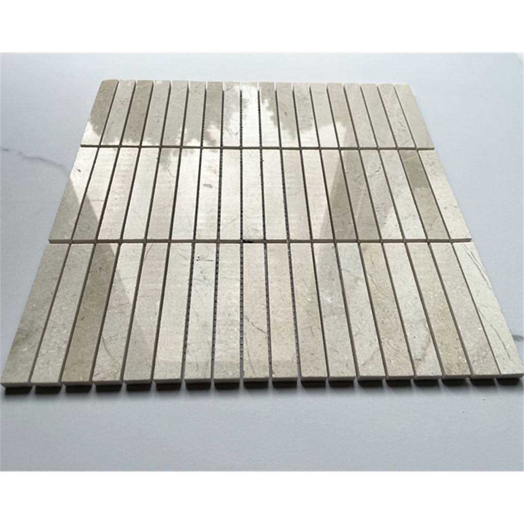 12 x 12 Marble Mosaic Sheet Subway Wall & Floor Tile Marble Online - Cheap Fitting
