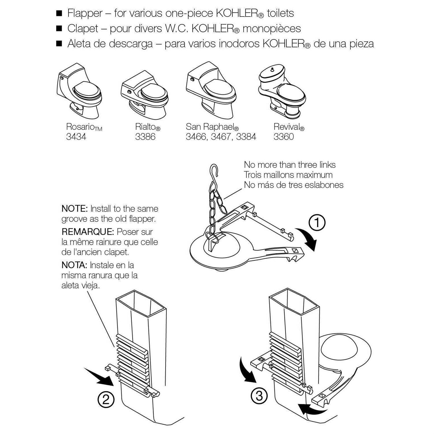Kohler GP84995 Flapper - Cheap Fitting