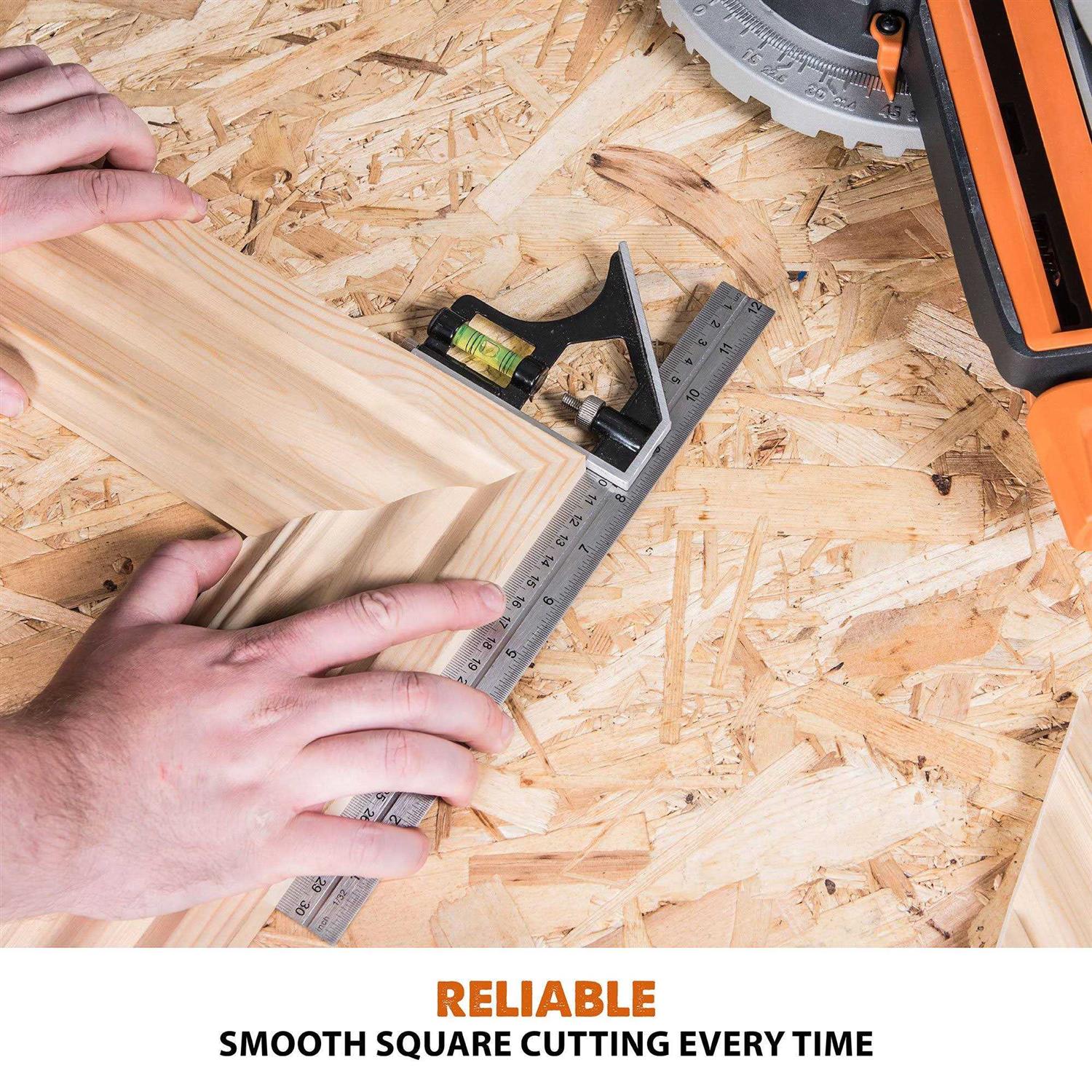 Evolution Power Tools R185SMS+ 7-1/4 Multi-Material Compound Sliding Miter Saw - Cheap Fitting